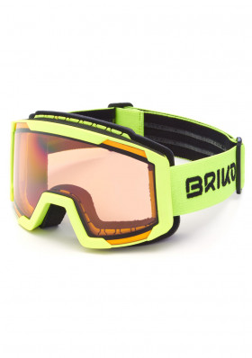 Detské lyžiarske okuliare Brik LAVA FIS P1 - ŽLTÁ FLUO-P1
